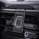 Тримач для мобільного HOCO CA74 Universe air outlet magnetic car holder Black+Silver (6931474733924)