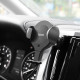 Тримач для мобiльного з БЗП HOCO CA60 Aspiring infrared sensor wireless charging car holder Black (6931474718754)