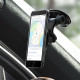 Тримач для мобільного HOCO CA28 Happy journey series suction cup magnetic car holder Black (6957531072966)