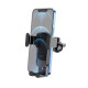 Тримач для мобільного HOCO CA103 vertical and horizontal air outlet gravity car holder Black Metal Gray (6931474766229)