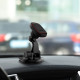 Тримач для мобільного HOCO CA28 Happy journey series suction cup magnetic car holder Black (6957531072966)