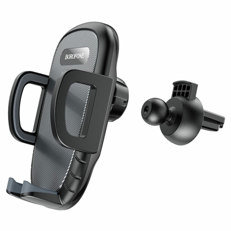 Тримач для мобільного BOROFONE BH52 Windy air outlet car holder Black Grey (BH52B)
