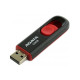 Flash A-DATA USB 2.0 C008 8Gb Black/Red (AC008-8G-RKD)