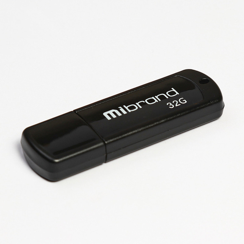 Флешка USBMibrand Grizzly 32GB Black(MI2.0/GR32P3B)