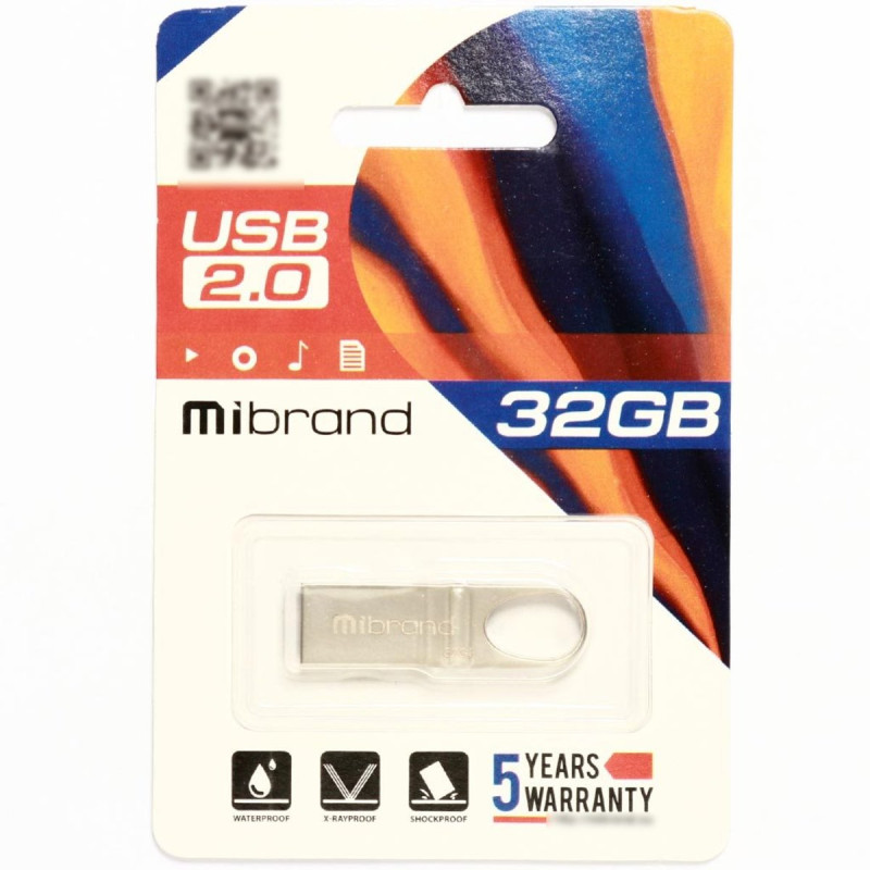 Флешка USBMibrand Irbis 32GB Silver(MI2.0/IR32U3S)