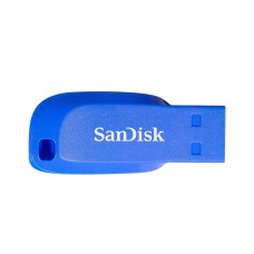 Flash SanDisk USB 2.0 Cruzer Blade 32Gb Electric Blue (SDCZ50C-032G-B35BE)