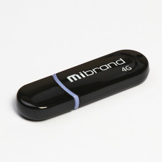 Flash Mibrand USB 2.0 Panther 4Gb Black (MI2.0/PA4P2B)