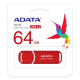 Flash A-DATA USB 3.0 AUV 150 64Gb Red (AUV150-64G-RRD)