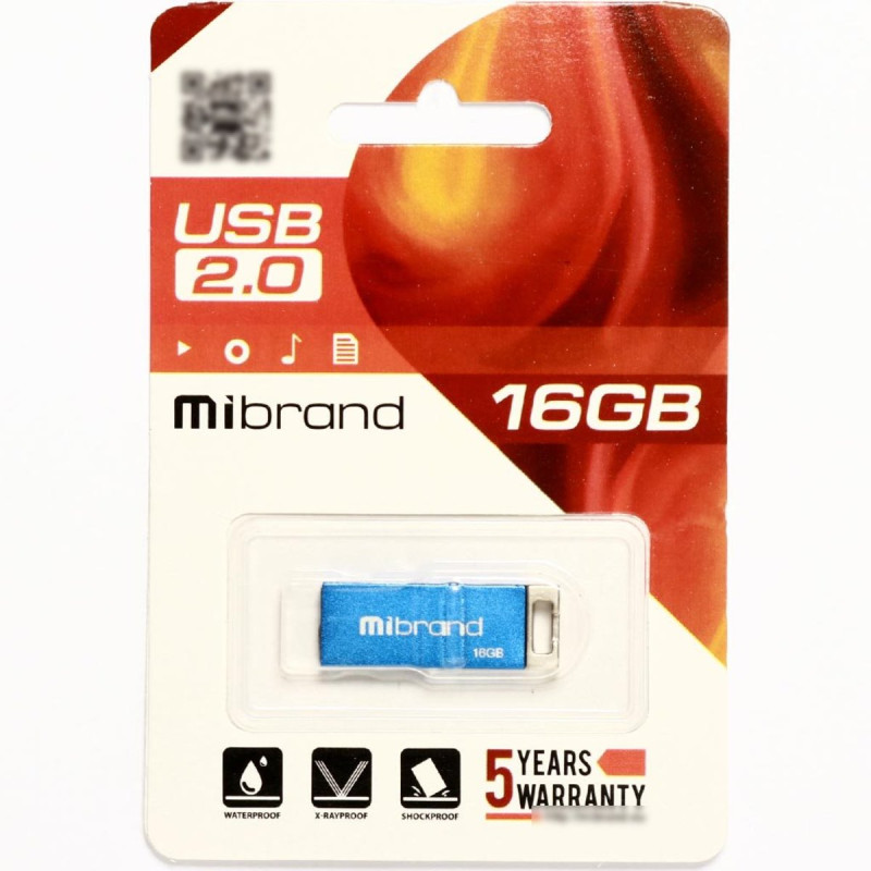 Флешка USBMibrand Chameleon 16GB Blue(MI2.0/CH16U6U)