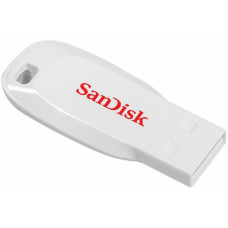 Flash SanDisk USB 2.0 Cruzer Blade 16Gb White (SDCZ50C-016G-B35W)