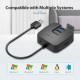 Хаб Vention 4 Ports USB 3.0 HUB 0.15M Black (CHBBB) (CHBBB)