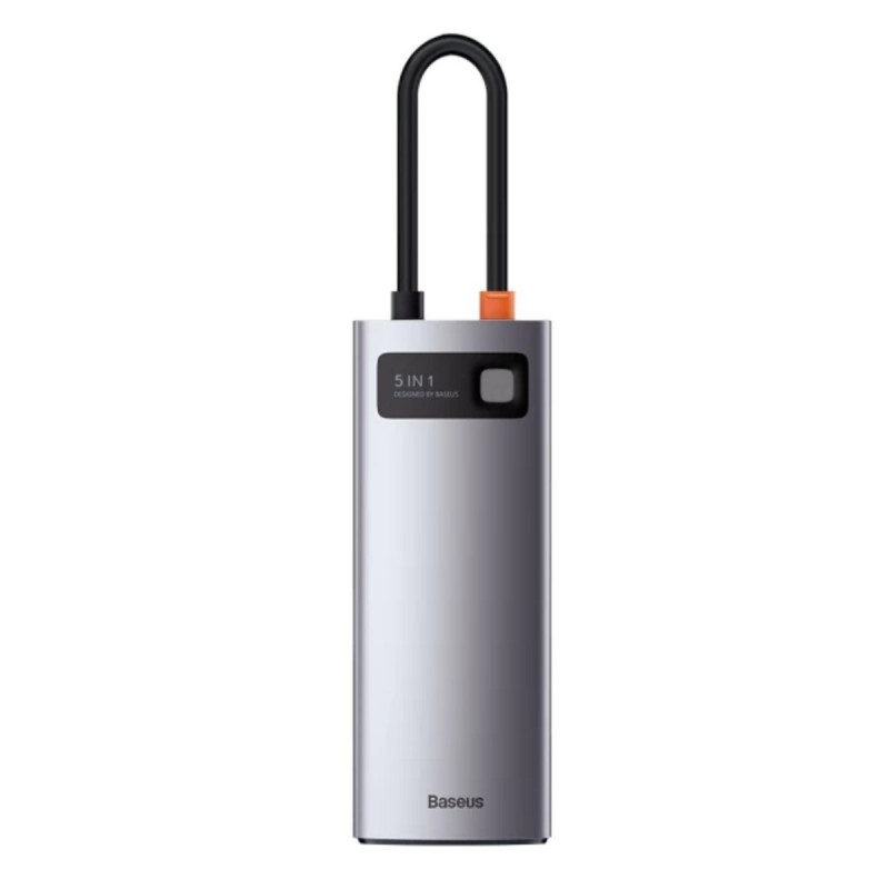 USB-Hub Baseus Metal Gleam Series 5-in-1 Multifunctional （Type-C to HDMI*1+USB3.0*3+PD*1) (CAHUB-CX0G)