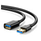 Подовжувач UGREEN US129 USB 3.0 Extension Male Cable 2m (Black) (UGR-10373) (UGR-10373)