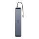 USB-Hub Baseus EliteJoy Gen2 11-Port Type-C HUB Adapter Dark gray (WKSX030013)