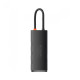 USB-Hub Baseus Lite Series 5-Port Type-C HUB Docking Station (Type-C to HDMI+USB3.0*3+PD) Black (WKQX040001)