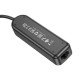 Адаптер Borofone DH6 Erudite 4-in-1 100 Mbps Ethernet Adapter(USB to USB2.0*3+RJ45)(L=0.2M) Black (6941991104268)