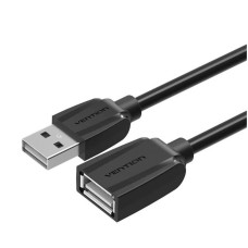 Кабель Подовжувач Vention USB2.0 Extension Cable 3M Black (VAS-A44-B300) (VAS-A44-B300)