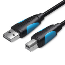 Кабель Vention USB2.0 A Male to B Male Print Cable 3M Black (VAS-A16-B300) (VAS-A16-B300))