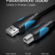 Кабель Vention USB2.0 A Male to B Male Print Cable 3M Black (VAS-A16-B300) (VAS-A16-B300))