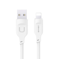 Кабель Usams US-SJ565 Lightning 2.4A Charging & Data Cable Lithe Series 1.2m White (SJ565USB02)