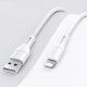 Кабель Usams US-SJ500 U68 Lightning Charging & Data Cable 1m White (SJ500USB02)