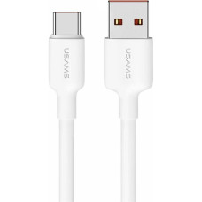 Кабель Usams US-SJ601 U84 Type-C 3A Charging & Data Cable 1m White (SJ601USB01)