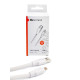 Кабель Mibrand MI-98 PVC Tube Cable USB for Lightning 120W 1m White (MIDC/98LW)