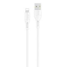 Кабель Usams US-SJ500 U68 Lightning Charging & Data Cable 1m White (SJ500USB02)