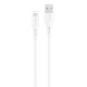 Кабель Usams US-SJ500 U68 Lightning Charging & Data Cable 1m White (SJ500USB02)