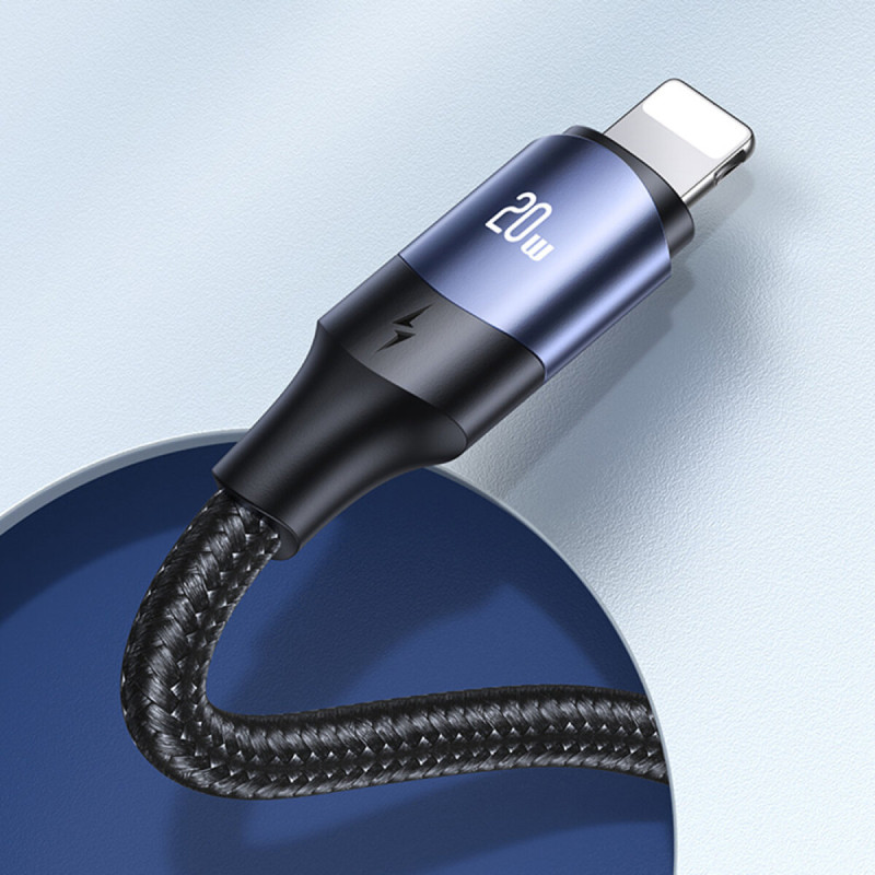 Кабель Usams US-SJ521 U71 Type-C to Lightning 20W PD Fast Charging & Data Cable 1.2m Black (SJ521USB01)