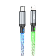 Кабель HOCO U112 Shine PD charging data cable for iP Gray (6931474788795)