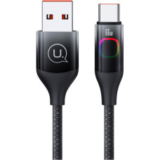 Кабель Usams US-SJ636 6A Type-C Fast Charging & Data Cable with Colorful Light --XM Series (SJ636USB01)