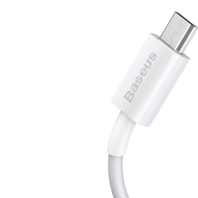 Кабель Baseus Superior Series Fast Charging 2A AM / MicroUSB 1m White(CAMYS-02)
