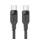 Кабель Usams US-SJ567 Type-C To Type-C PD 100W Data Cable Lithe Series 1.2m Black (SJ567USB01)