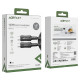 Кабель ACEFAST C4-03 Type-C to Type-C 5A, 100W, 2m, nylon, zinc connectors, Black (AFC4-03B)