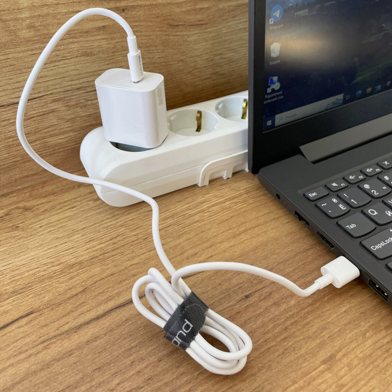 Кабель Mibrand MI-12 High Current Charging Line USB for Type-C 5A 1m White (MIDC/12TW)