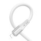 Кабель BOROFONE BX88 Solid silicone charging data cable for iP White (BX88LW)