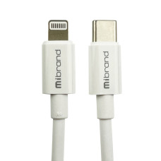 Кабель Mibrand MI-17 Flexible Charging Line Type-C for Lightning 5A 1m White (MIDC/17TLW)