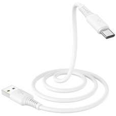 Кабель BOROFONE BX47 USB to Type-C, 3A, 1m, PVC, PVC connectors, White (BX47CW)