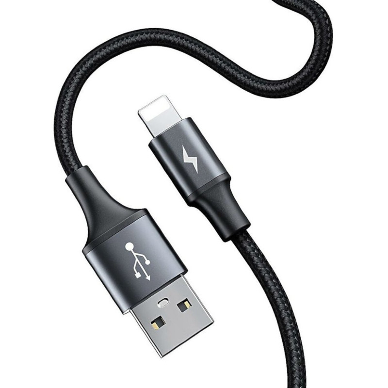 Кабель Baseus Special Data Cable for Backseat (USB to iP+Dual USB) Black (CALHZ-01)