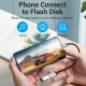 Кабель Vention USB 3.0 C Male to A Female OTG Cable 0.15M Gray Aluminum Alloy Type (CCXHB) (CCXHB)