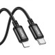 Кабель HOCO X91 Radiance PD charging data cable for iP(L=3M) Black (6931474788696)