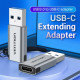 Адаптер Vention USB 3.0 Male to USB-C Female Adapter Gray Aluminum Alloy Type (CDPH0) (CDPH0)