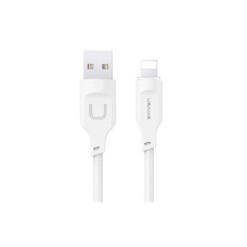 Кабель Usams US-SJ618 2.4A Lightning Charging & Data Cable -- Moe Series 1m White (SJ618USB02)