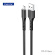 Кабель CHAROME C22-01 USB-A to Micro aluminum alloy charging data cable Black (6974324910557)