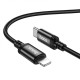 Кабель HOCO X91 Radiance PD charging data cable for iP(L=3M) Black (6931474788696)