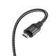 Кабель BOROFONE BX56 Delightful charging data cable for iP Black (6931474750921)