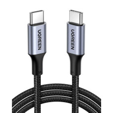 Кабель UGREEN US316 USB-C Cable Aluminum Case with Braided 1m (Black) (UGR-70427) (UGR-70427)