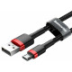 Кабель Baseus Cafule 1.5A AM / Micro USB 2m Red/Black(CAMKLF-C91)