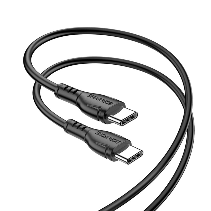 Кабель BOROFONE BX51 Triumph 60W charging data cable Type-C to Type-C Black (BX51CCB)
